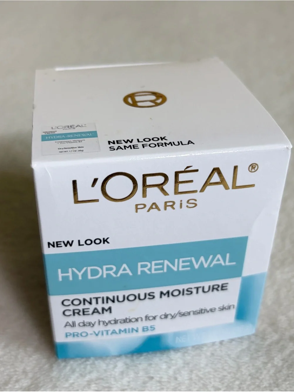 L’Oréal Hydra‎ Renewal Continuous Moisture Cream - White & Aqua